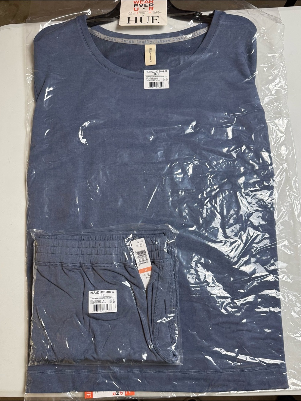 HUE Two-Piece 3XL, Lounge Set in navy Blue